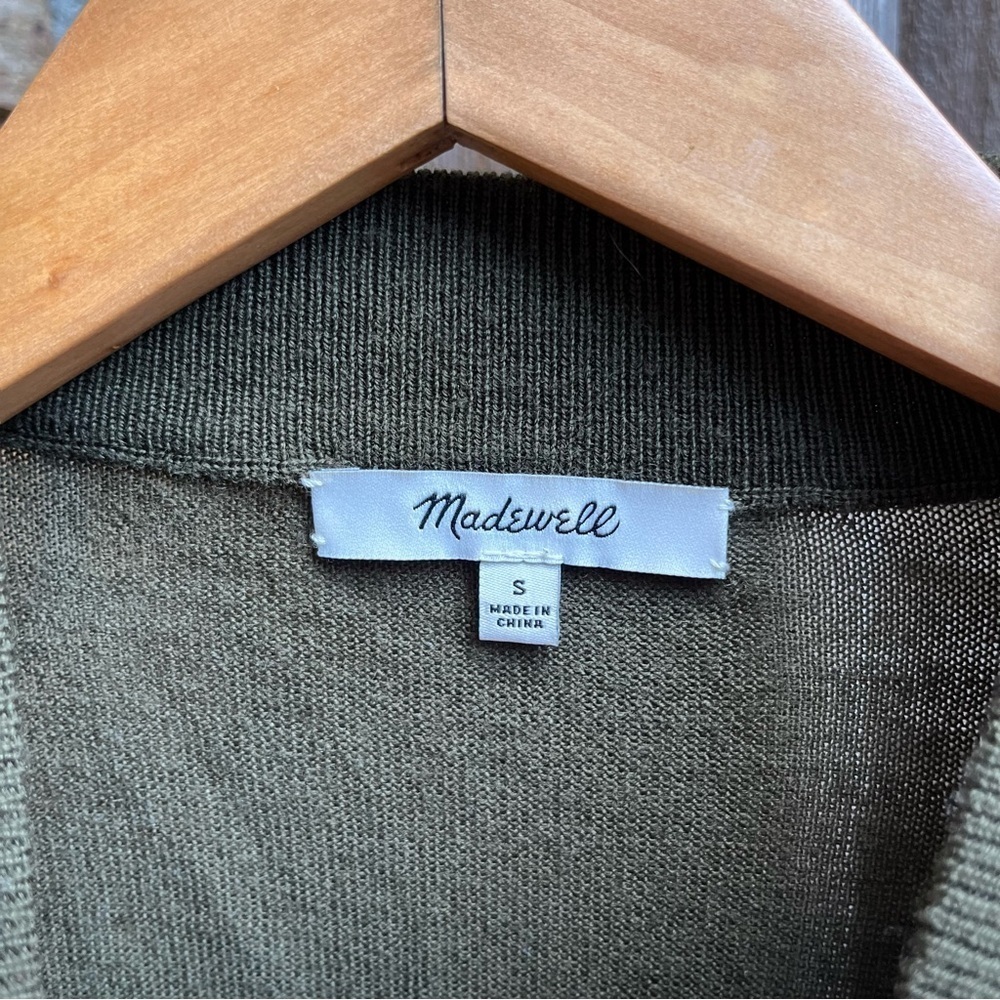 Madewell Olive Knit Cardigan - Picture 2 of 3